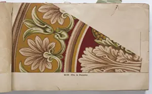 Page from a wallpaper sample book