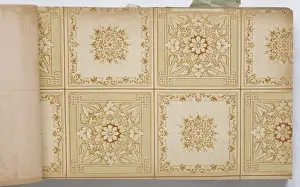 Page from a wallpaper sample book