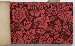 Page from a wallpaper sample book
