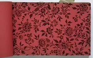 Page from a wallpaper sample book