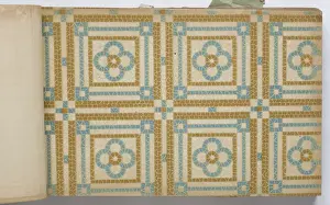 Page from a wallpaper sample book