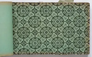 Page from a wallpaper sample book