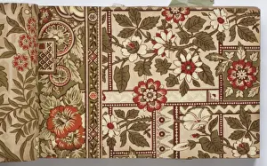 Page from a wallpaper sample book