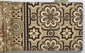 Page from a wallpaper sample book