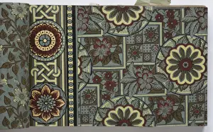 Page from a wallpaper sample book