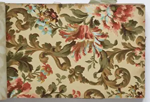Page from a wallpaper sample book