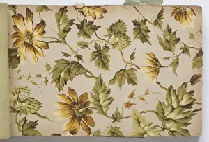 Page from a wallpaper sample book