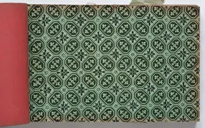 Page from a wallpaper sample book