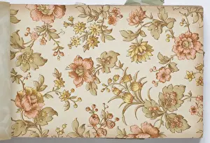 Page from a wallpaper sample book