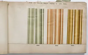 Page from a wallpaper sample book
