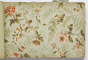 Page from a wallpaper sample book