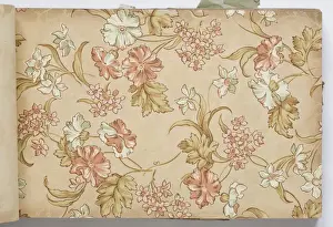Page from a wallpaper sample book