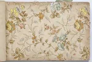 Page from a wallpaper sample book