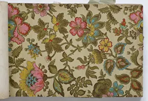 Page from a wallpaper sample book