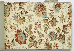 Page from a wallpaper sample book