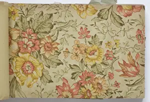 Page from a wallpaper sample book