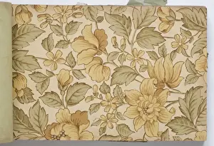 Page from a wallpaper sample book