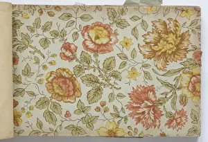 Page from a wallpaper sample book