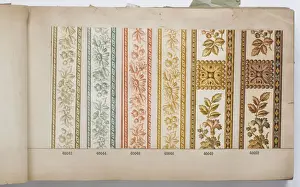 Page from a wallpaper sample book