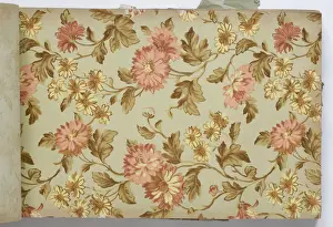 Page from a wallpaper sample book