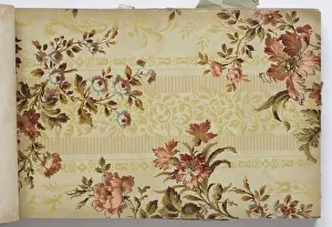 Page from a wallpaper sample book