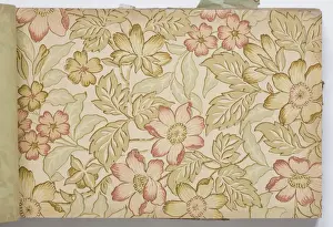 Page from a wallpaper sample book