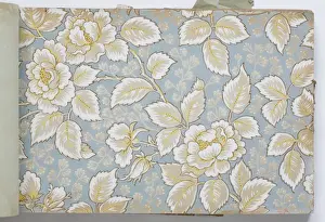 Page from a wallpaper sample book