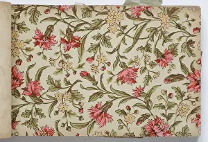 Page from a wallpaper sample book