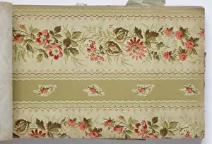 Page from a wallpaper sample book