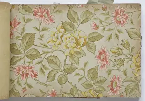 Page from a wallpaper sample book
