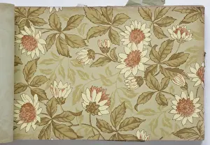 Page from a wallpaper sample book