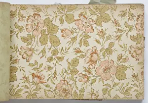 Page from a wallpaper sample book