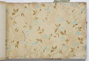Page from a wallpaper sample book