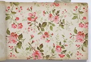 Page from a wallpaper sample book