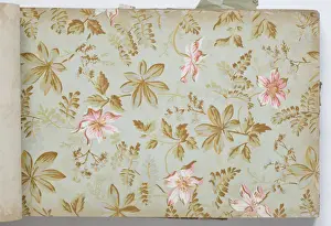 Page from a wallpaper sample book