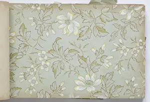 Page from a wallpaper sample book