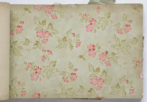 Page from a wallpaper sample book