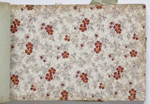 Page from a wallpaper sample book