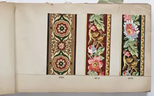 Page from a wallpaper sample book
