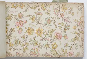 Page from a wallpaper sample book