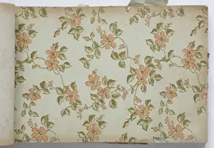 Page from a wallpaper sample book