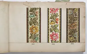 Page from a wallpaper sample book