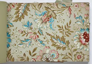 Page from a wallpaper sample book