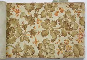 Page from a wallpaper sample book