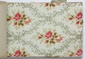 Page from a wallpaper sample book