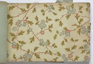 Page from a wallpaper sample book