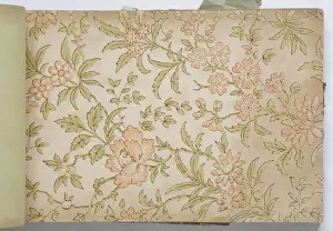 Page from a wallpaper sample book