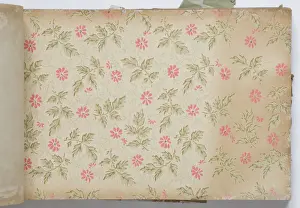 Page from a wallpaper sample book