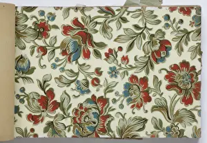 Page from a wallpaper sample book