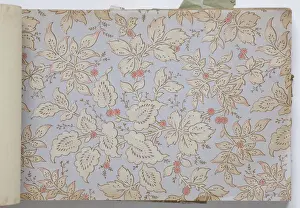 Page from a wallpaper sample book